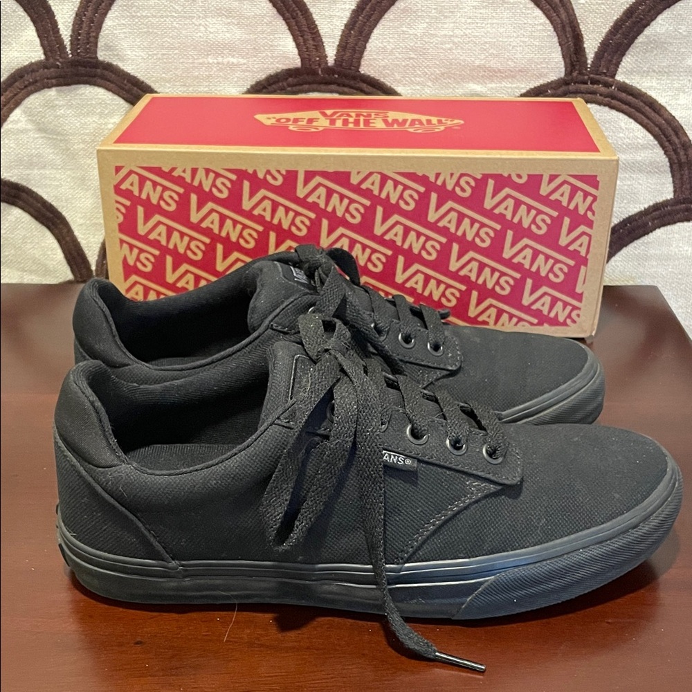 Vans Men's Black Atwood Deluxe Canvas Sneakers - Picture 4 of 12